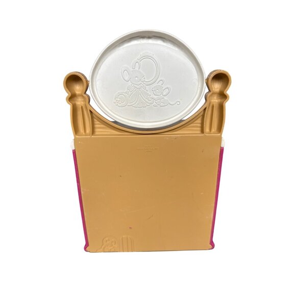 Vintage 1988 Fisher Price Brairberry Bear Pink Dresser Complete - Picture 5 of 5